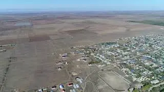 Село Вилино, Бахчисарарйский район, Крым, вид с высоты птичьего полета.
