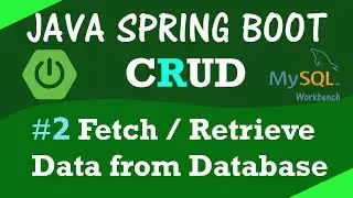 JAVA SPRING BOOT CRUD | How to fetch data in spring boot | Fetch data by id in java spring