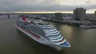 DJI Phantom 4 chasing the Carnival Dream