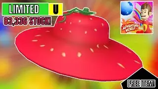 FREE LIMITED | HOW TO GET THE STRAWBERRY HAT IN DANIMALS ADVENTURE WORLD [ROBLOX]