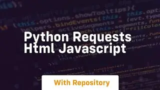 python requests html javascript