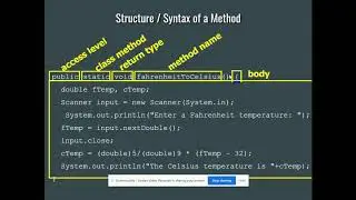 Java - Methods Lesson 1