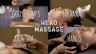 ASMR Scalp Massage with the BEST Tools for Relaxation and Sleep