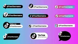 FREE Tiktok Green Screen, Tiktok Logo Green Screen, Tiktok Lower Third Green Screen