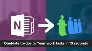 OneNote to Teamwork Integration - To-dos