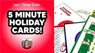 5 Minute Holiday Cards Made Easy!