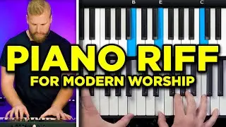 Learn this Simple Worship Piano Riff - Beginner Guide | Sunday Keys App