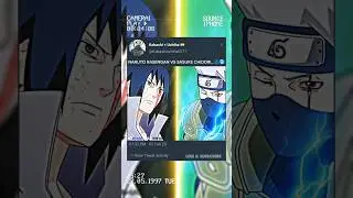 Naruto Rasengan vs Sasuke Chidori 🌀🥶