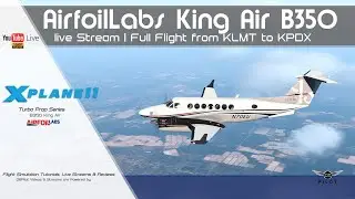 AirfoilLabs King Air 350 v1.5 | Full Flight | X-Plane 11