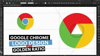 Chrome Logo Design Illustration with Golder Ratio - Adobe Illustrator tips - Design.lk