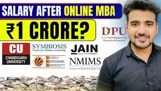 Salary after Online MBA? Salary Chart | Online Jobs after MBA 🤔 Top Online MBA Universities in India