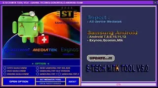 Update Unlock FRP 2022   S-TECH MTK TOOL V5.0 - Best Tool For Repair And Unlock