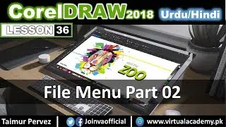 CorelDraw Menu | File Menu | Import, Export, Print, and Send to Options in CorelDraw | 36