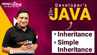 Inheritance in Java | Types of Inheritance | Simple Inheritance | Java for Developers | #Java #Lec49