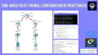 Zone-Based Firewall Configuration on Packettracer | Networking Academy |  