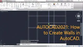 AutoCAD 2021: How to creating walls in AutoCAD