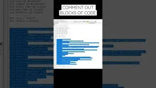 Comment Out Blocks of Code 🤓 #excelmacro #excelvba #msexcel