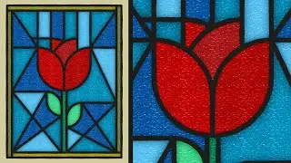 How to Create a Stained Glass Window Effect (Illustrator & Photoshop Tutorial)