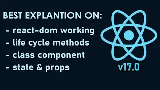 REACT JS Tutorial (2022) | Class Component | REACT Life Cycle Methods