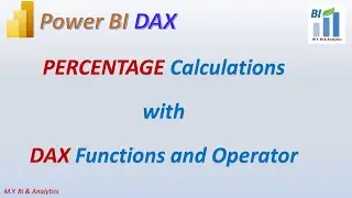 Power BI DAX: Percentage Calculations with DAX Functions and Operator