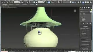 Modeling a simple lamp from splines in Autodesk 3ds max