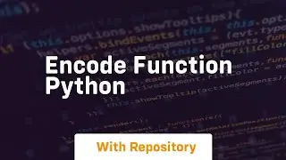 encode function python