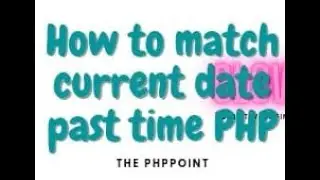 How to match current date past time