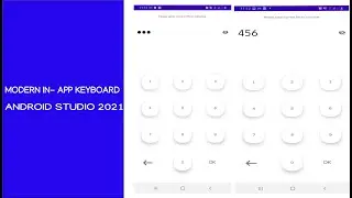Modern In App Keypad In Kotlin Android Studio