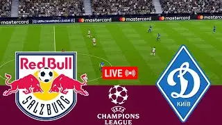 [LIVE] FC Salzburg vs Dynamo Kyiv. UEFA Champions League 24/25 Full Match-VideoGame Simulation