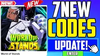 *SECRET UPDATE!* | World Of Stands CODES 2025 (ROBLOX PROJECT SLAYER)Part 983