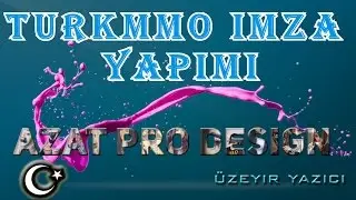 TURKMMO İMZA YAPIMI - YAZIYA RESİM EKLEME -Adobe Photoshop CS6