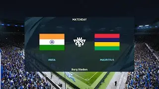 India vs Mauritius (03/09/2024) Intercontinental Cup PES 2021