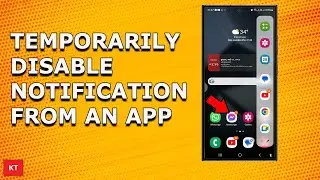 How to temporarily disable notification for a particular app only at certain time on Android