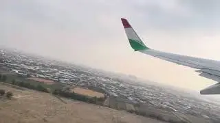 Как взлетает самолет 🛫 Ташкент-Душанбе