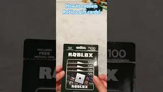 How to redeem your Roblox gift card!!