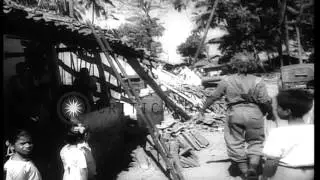 Indian troops occupy Goa following its annexation by India in December 1961 HD Stock Footage