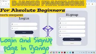 Django for Beginners | Create Login and Signup page in Django | Python