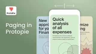 Paging in Protopie | Page Indicator | Tap to Scroll and more