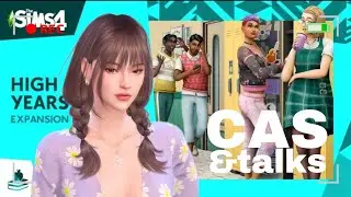 The Sims 4 Старшая школа! CAS Учительница для сериала в симс 4, планы, раговорчики 💖