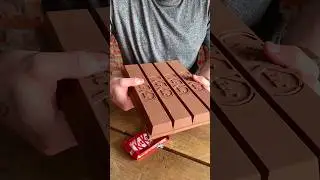 Giant KitKat Chocolate Bar | ASMR