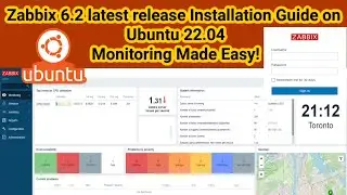 Zabbix 6.2 latest release Installation Guide | Ubuntu 22.04 | Monitoring Made Easy!