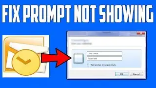 How To Fix Microsoft Outlook Password Prompt Not Showing [Solved]