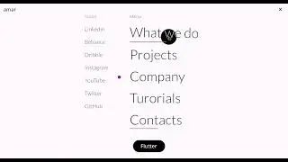 Spotlight Portfolio - Flutter Web Animations