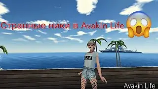 Странные ники в Avakin Life///By Aruka Adambekova