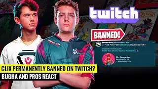 Bugha & Pros React to Clix Getting Permanently BANNED on Twitch