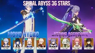 Ayato Mono Hydro & Keqing | Spiral Abyss 4.2 Full Clear | Genshin Impact