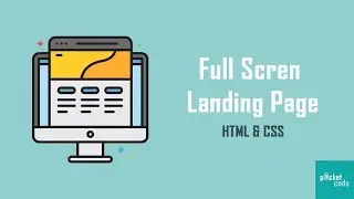 How to make a full screen landing page | HTML & CSS