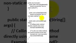 Java Juggle: Mastering Static vs. Non-Static Methods! 💡 