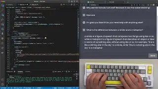 ASMR Programming - Coding a ChatGPT App with ChatGPT - No Talking