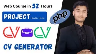 🔥Complete CV Creator Project using PHP | Generate CV resume in PHP | CV Generator